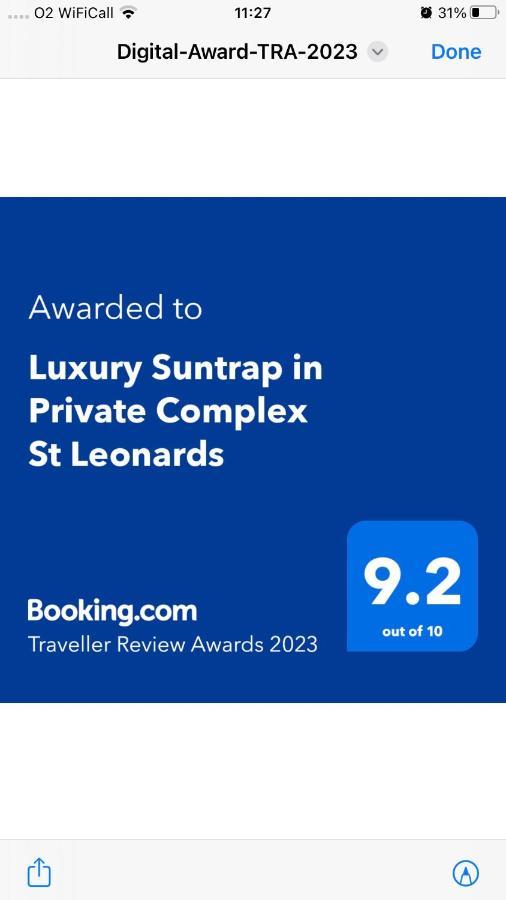 Luxury Suntrap In Private Complex St Leonards Apartment เฮสติงส์ ภายนอก รูปภาพ